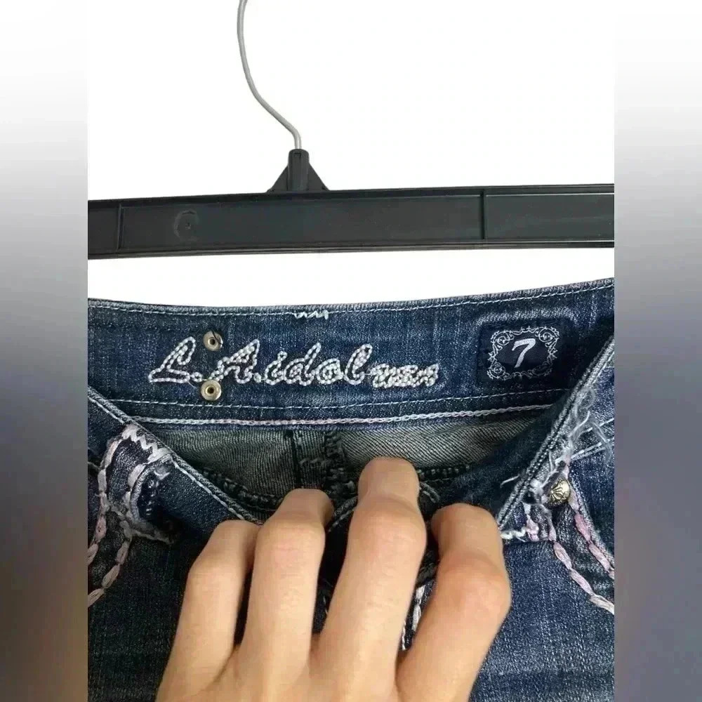 L.A.idol jeans USA capris‎ size 7 - Picture 4 of 8